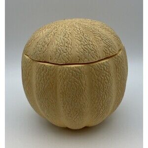 Vintage 1973 Avon Melon Ball Guest Soaps with 6 Soaps Approx. 4” Tall & 4” Diam